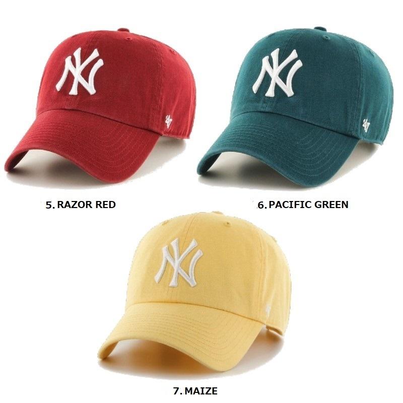 ヤンキース キャップ クリーンナップ 帽子 ’47 メジャーリーグ MLB フォーティセブン NY Yankees CLEAN UP｜g-field｜06