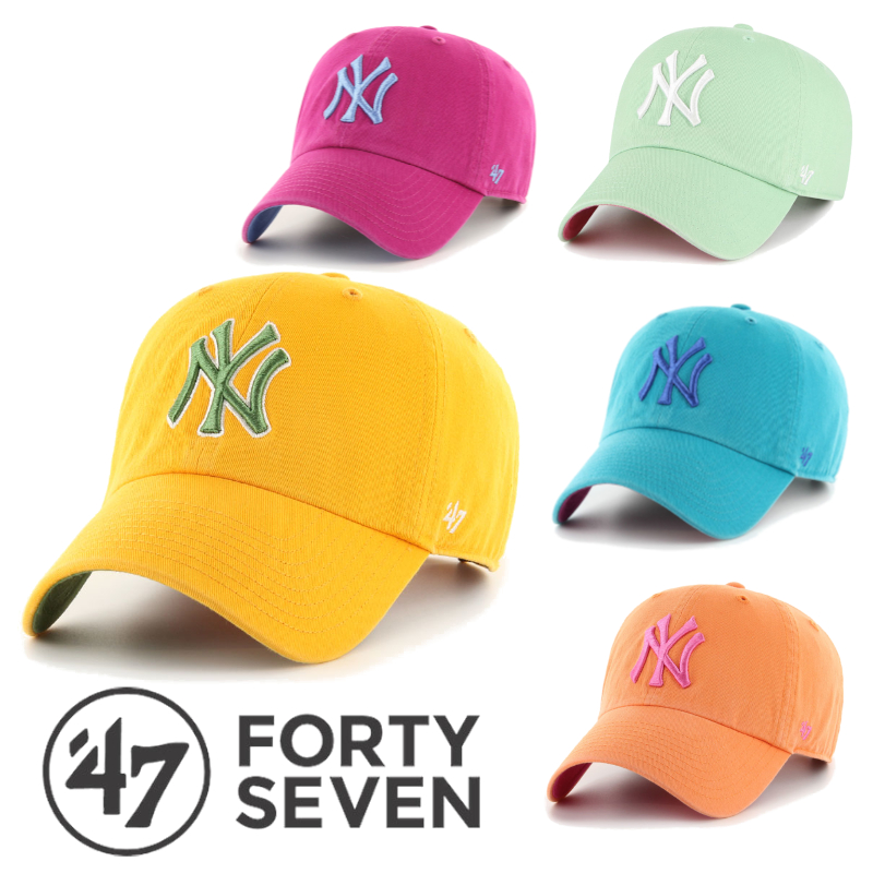 ヤンキース NY キャップ クリーンナップ 帽子 ’47 MLB 野球 フォーティセブン Yankees CLEAN UP｜g-field