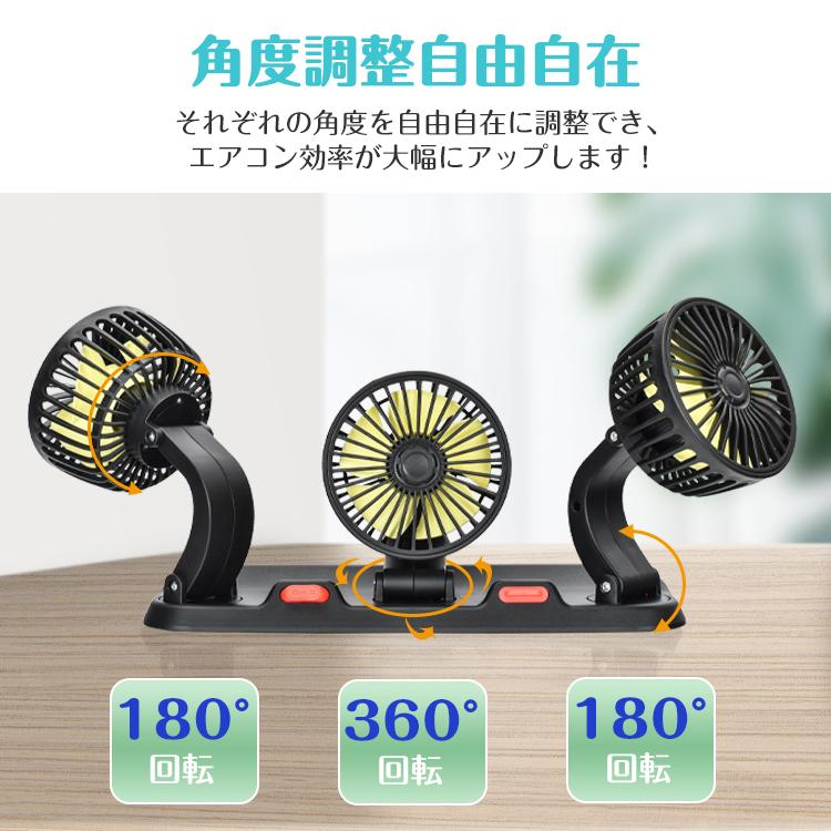 ニョロゾ USB扇風機 風量3段階調整 Amazon | 卓上扇風機【2025年新機型 極静音&夜灯機能】360度自動