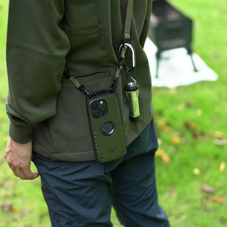 ROOT CO ルートコーiPhone14ProMax専用ケース＋ネック&ショルダー