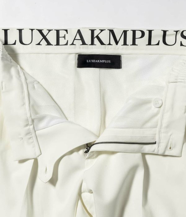 SALE セール サイドロゴスラックス ゴルフ スポーツ LUXEAKMPLUS ストレッチ GOLF リュクスエイケイエムプラス | LUXE AKM PLUS | 12