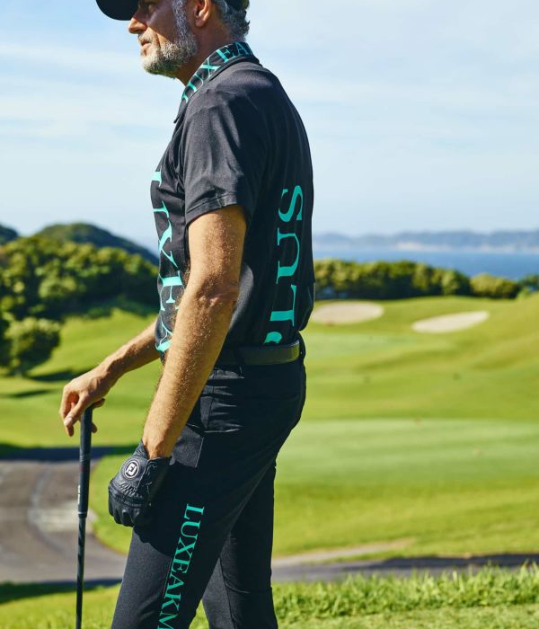 サイドロゴスーパーストレッチロングパンツ ゴルフ LUXEAKMPLUS スポーツ ジャージ 伸縮 おしゃれ ブランド GOLF リュクスエイケイエムプラス｜g-field｜08