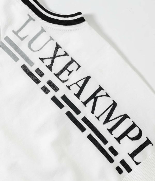 バーティカルロゴニットベスト メンズ Vネック ゴルフ LUXEAKMPLUS 春夏 おしゃれ ブランド GOLF リュクスエイケイエムプラス_9