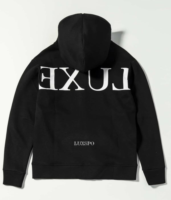 美品✨LUXE AKM PLUS 軽量 スエット ロゴ パーカー M ゴルフ LUXE AKM PLUS ロゴスウェットジップパーカー フーディー ゴルフ GOLF