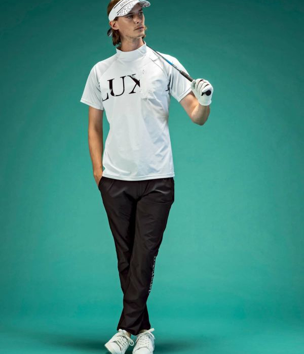 モックネックTシャツ メンズ 半袖 ゴルフ LUXEAKMPLUS 男性 スポーツ GOLF ジム トレーニング 春夏 リュクスエイケイエムプラス_12