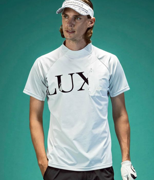 モックネックTシャツ メンズ 半袖 ゴルフ LUXEAKMPLUS 男性 スポーツ GOLF ジム トレーニング 春夏 リュクスエイケイエムプラス_8