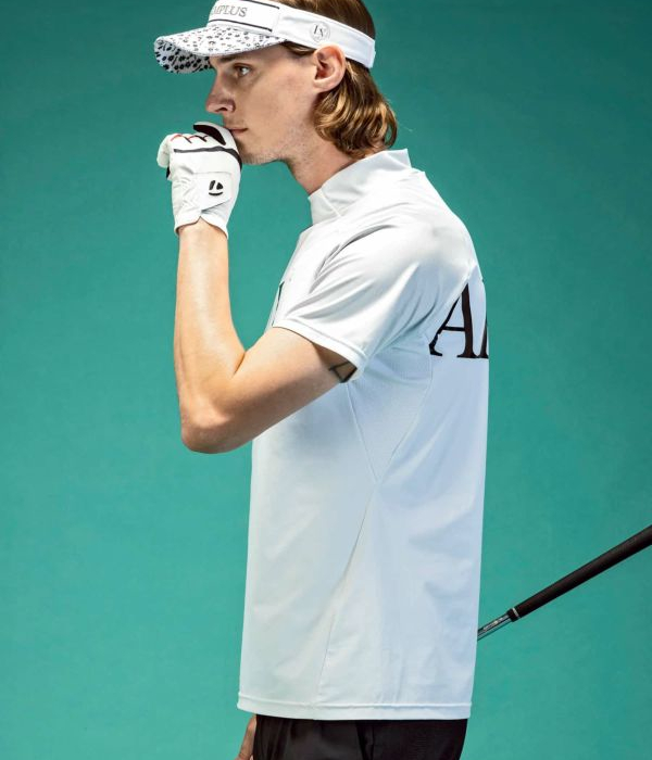 モックネックTシャツ メンズ 半袖 ゴルフ LUXEAKMPLUS 男性 スポーツ GOLF ジム トレーニング 春夏 リュクスエイケイエムプラス_9