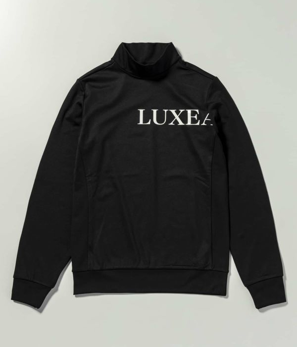 光沢ロゴモックネックTシャツ 長袖 LUXEAKMPLUS ゴルフ レディース 女性 GOLF リュ...