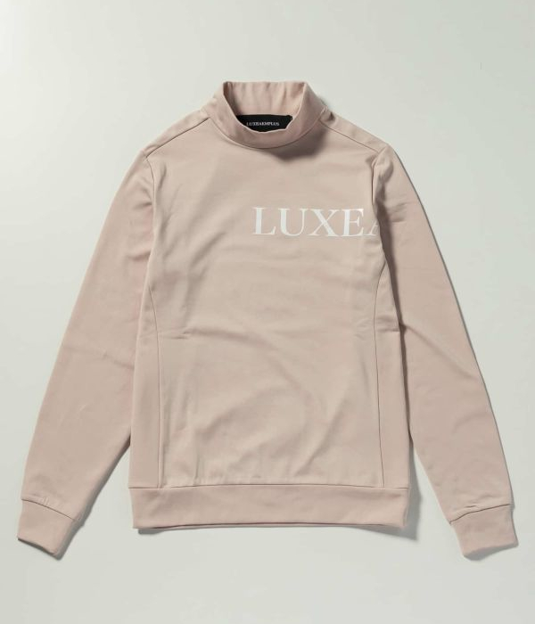 光沢ロゴモックネックTシャツ 長袖 LUXEAKMPLUS ゴルフ レディース 女性 GOLF リュ...