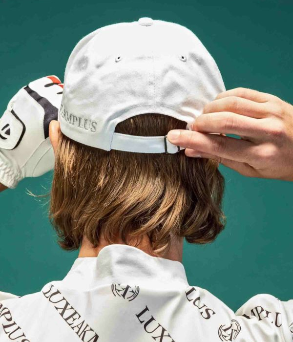 総柄ロゴキャップ LUXEAKMPLUS ゴルフ スポーツ カジュアル 帽子 メンズ レディース ユニセックス リュクスエイケイエムプラス｜g-field｜06