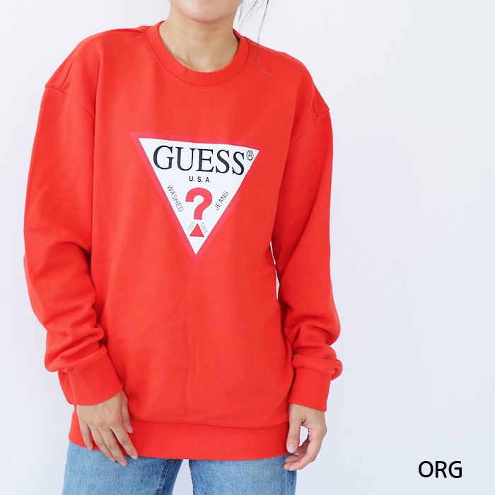 GUESS ゲス スウェットトレーナー レディース メンズ 男女兼用 ロゴ