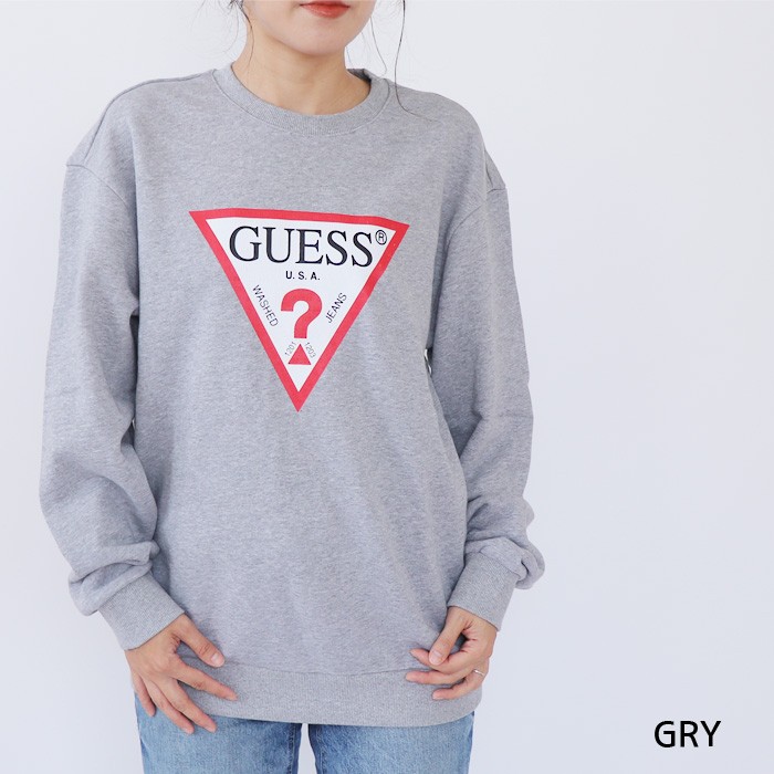 GUESS ゲス スウェットトレーナー レディース メンズ 男女兼用 ロゴ