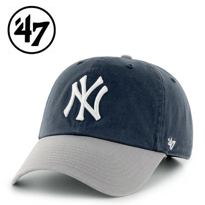 47BRAND 47ブランド ヤンキース キャップYankees'47 CLEAN UP Navy