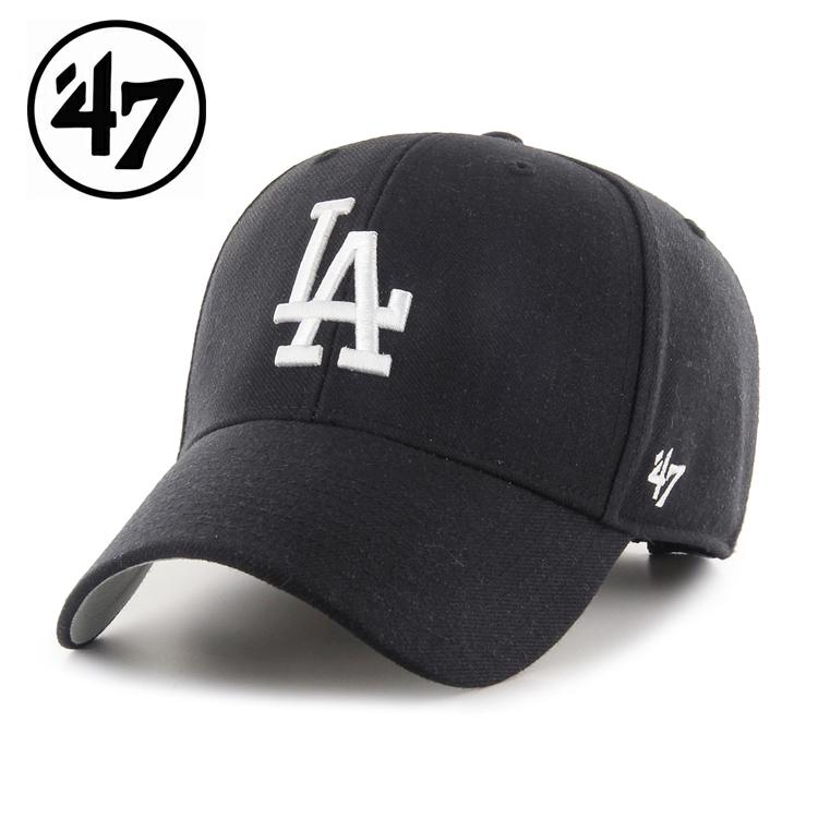 47 �t�H�[�e�B�[�Z�u�� Dodgers�e47 MVP Black �L���b�v �싅 ���W���[ �h�W���[�X �x�[�X�{�[�� �X�q ���[�L���b�v �C�O