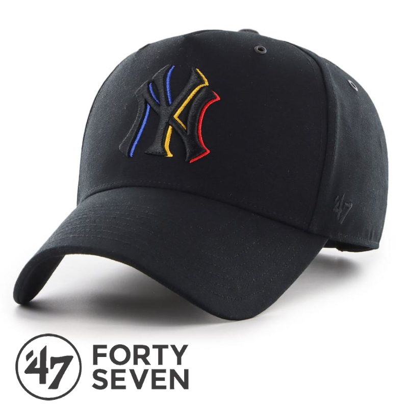 �����L�[�X �X�q NY �싅 �f47 �L���b�v MLB �X�|�[�c �X�g���[�g �J�W���A�� �t�H�[�e�B�[�Z�u�� Yankees Primary Purpose '47 OFFSIDE DT Black