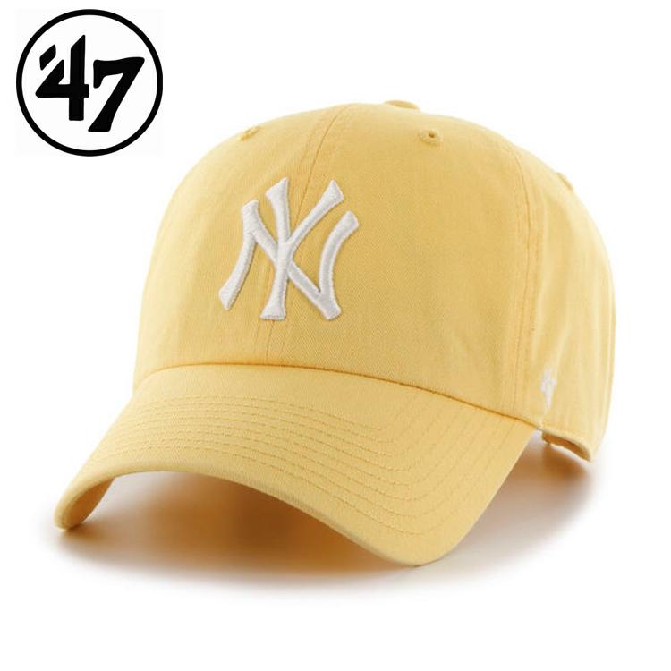 47 �t�H�[�e�B�[�Z�u�� Yankees�f47 CLEAN UP Maize �����L�[�X �L���b�v cap �싅 �����L�[�X �x�[�X�{�[���L���b�v ���W���[���[�O �X�q
