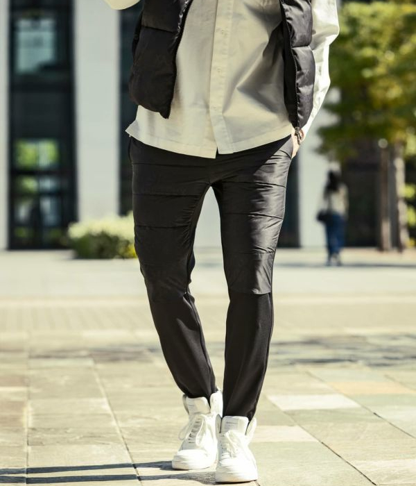 1PIU1UGUALE3 RELAX SALE セール コンビネーション中綿パンツ メンズ