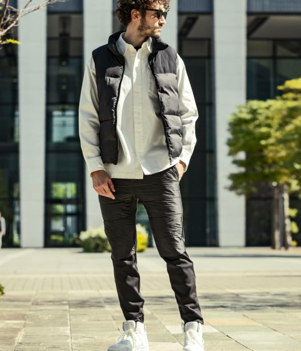 1PIU1UGUALE3 RELAX ダウン コンビネーション パンツ 中綿 1PIU1UGUALE3 RELAX SALE セール コンビネーション中綿パンツ メンズ