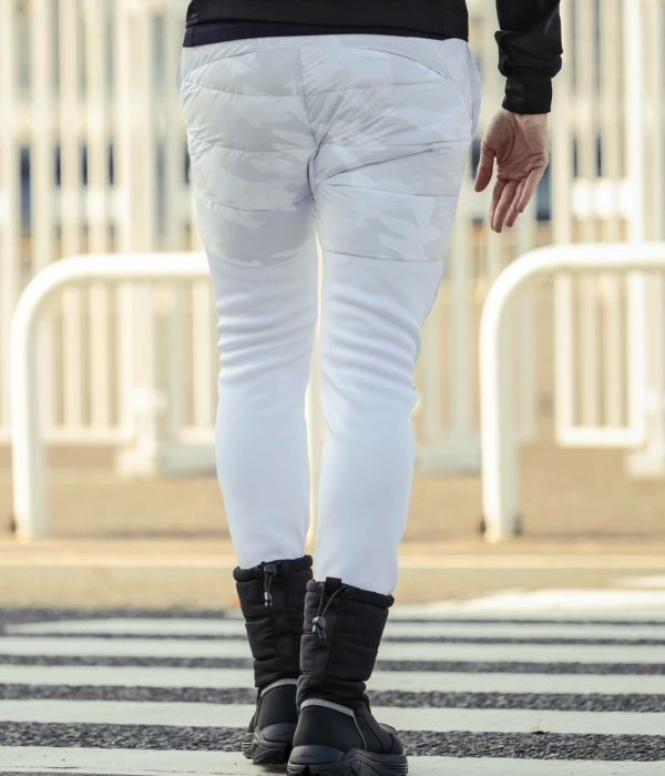 1PIU1UGUALE3 RELAX SALE セール コンビネーション中綿パンツ メンズ