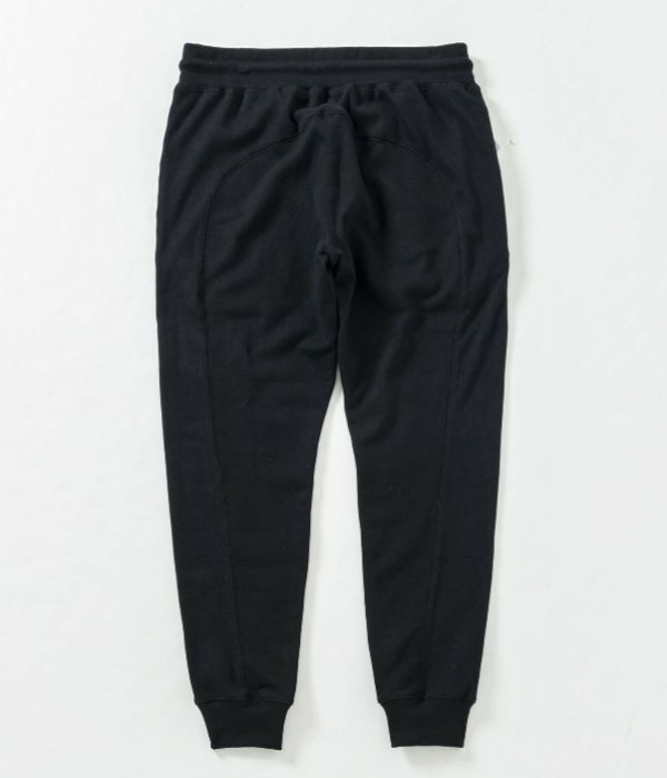 1PIU1UGUALE3 RELAX ビッグファスナー刺繍ロゴスウェットパンツ メンズ