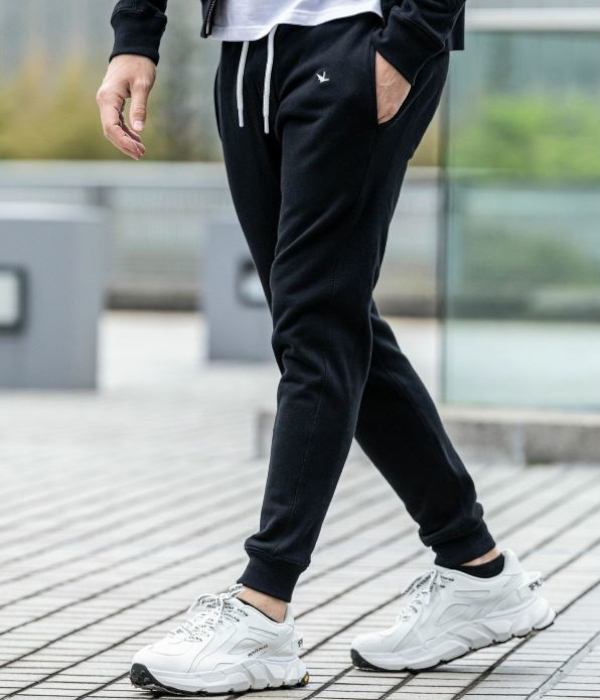 1PIU1UGUALE3 RELAX サイドロゴスウェットパンツ メンズ スリム