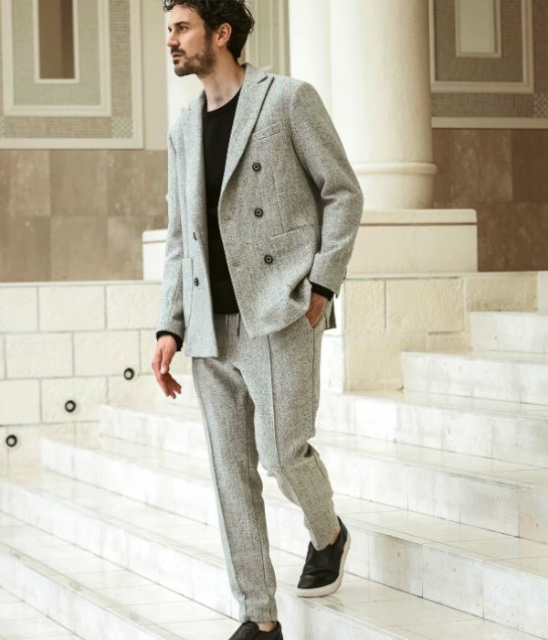 1PIU1UGUALE3 RELAX クラシックスラックス メンズ 男性 スーツパンツ