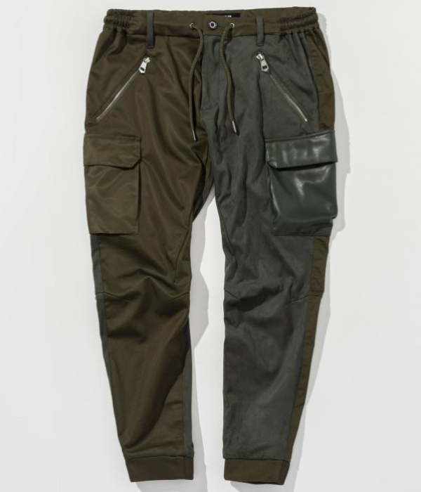 パンツ 1piu1uguale3 EASY RIB CARGO PANTS AKM 1piu1uguale3 EASY RIB CARGO PANTS AKM
