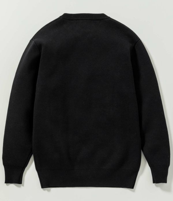 1PIU1UGUALE3 RELAX グラデーション3Dロゴニット セーター メンズ