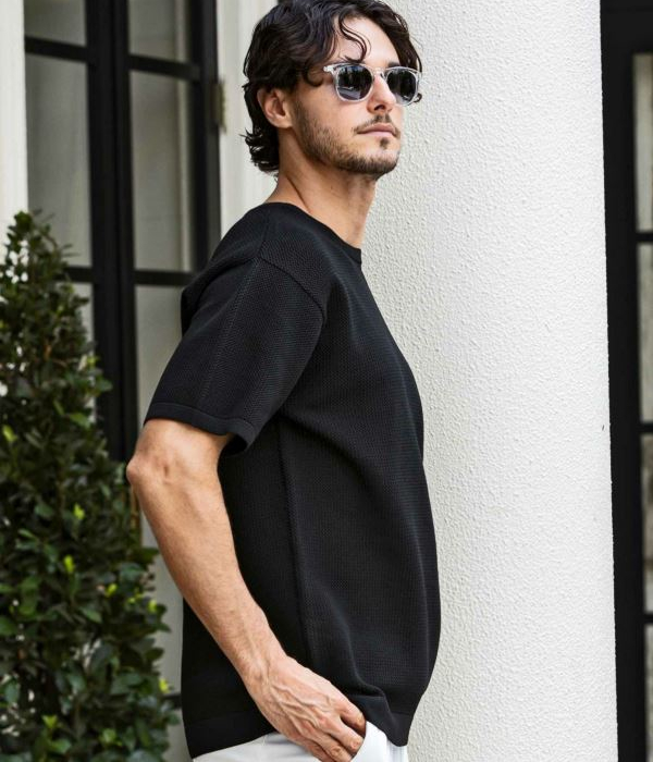 ベーシックニットTシャツ メンズ 1PIU1UGUALE3 RELAX 半袖 夏 カジュアル ルームウェア 部屋着 ウノピゥウノウグァーレトレ リラックス | 1PIU1UGUALE3 RELAX | 05