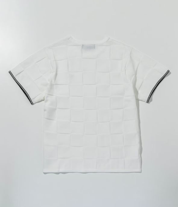 ブロックニットTシャツ メンズ 半袖 1PIU1UGUALE3 RELAX カジュアル スポーツ リゾート ルームウェア ウノピゥウノウグァーレトレ リラックス | 1PIU1UGUALE3 RELAX | 08