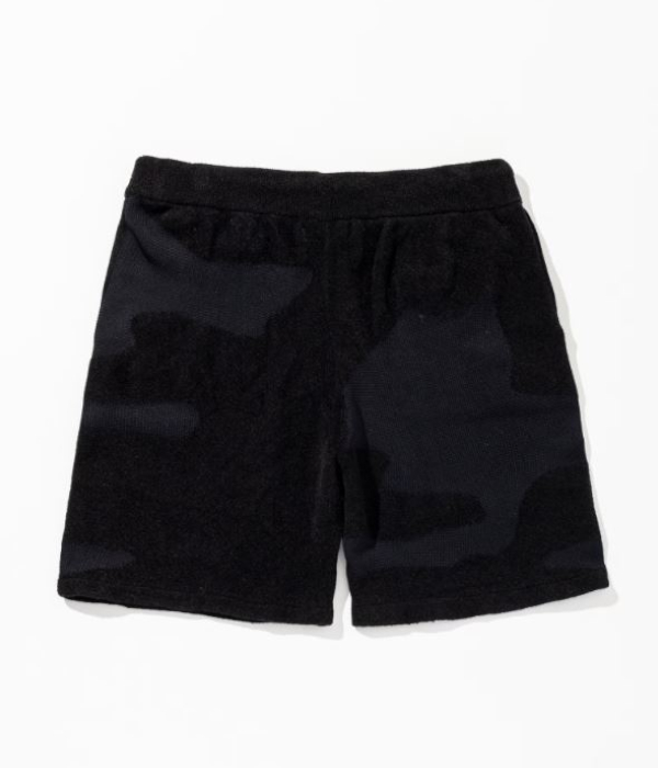 1piu1uguale3 CAMO SHORTS カモフラ柄　ショートパンツ 1PIU1UGUALE3 RELAX カモ柄リラックスニットショーツ メンズ ハーフ