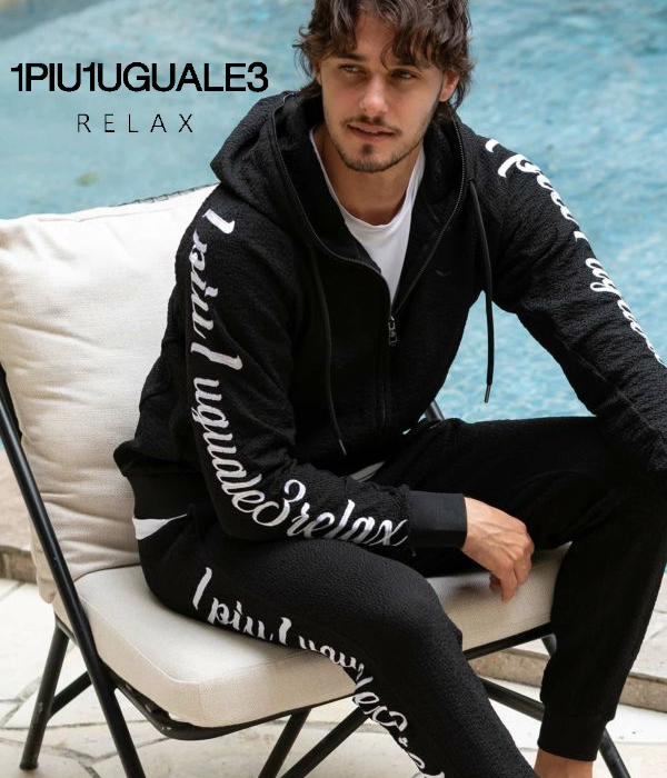 大人気新品  1PIU1UGUALE3 RELAX セットアップ 上下セット ジャージ クレープ ウォーキング・ランニングウェア