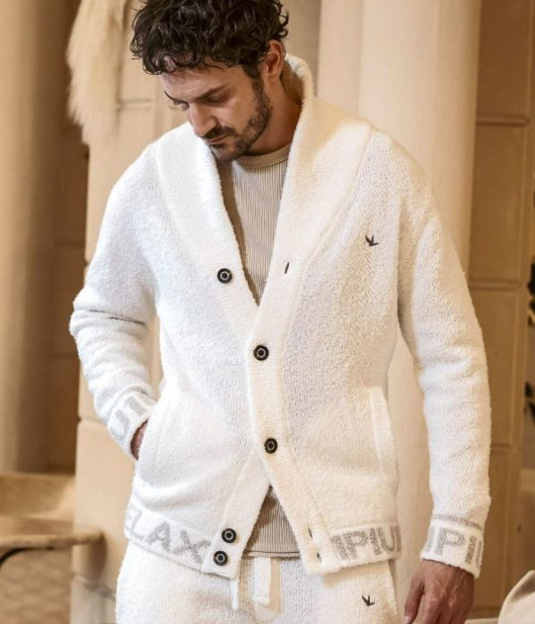 1PIU1UGUALE3 RELAX セットアップ メンズ ニット カーディガン