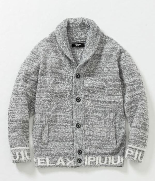 1PIU1UGUALE3 RELAX セットアップ メンズ ニット カーディガン