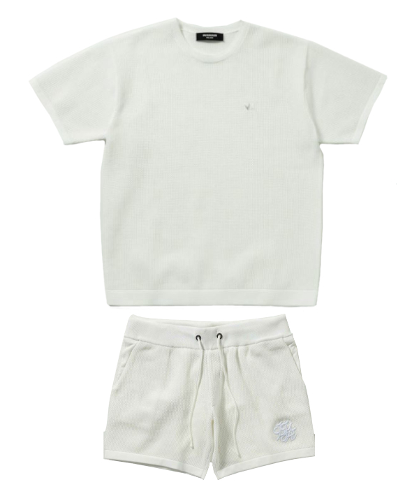 セットアップ メンズ ニット 1PIU1UGUALE3 RELAX 半袖 上下セット カジュアル リゾート ハーフパンツ 夏 ウノピゥウノウグァーレトレ リラックス | 1PIU1UGUALE3 RELAX | 01
