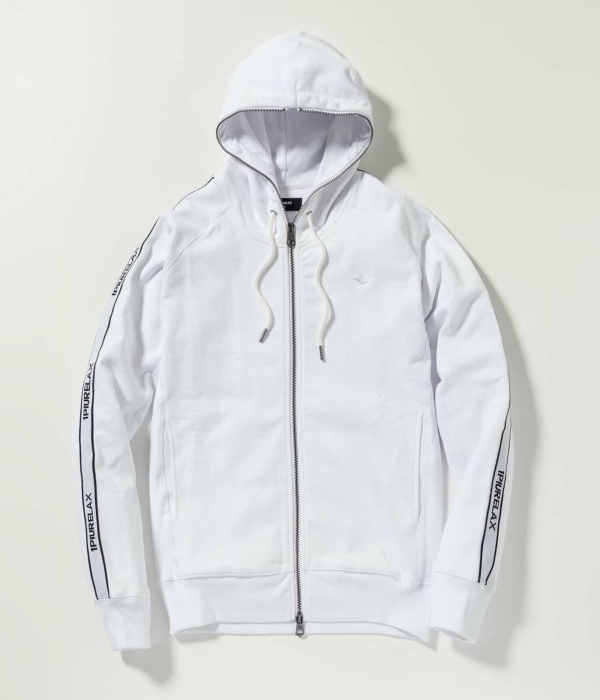 1PIU1UGUALE3 RELAX サイドラインスウェットジップパーカー スウェット