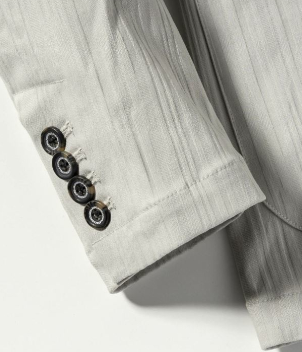 1piu1uguale3 RELAX ストライプ テーラード ジャケット 1PIU1UGUALE3 RELAX ストライプジャガードジャケット メンズ きれいめ