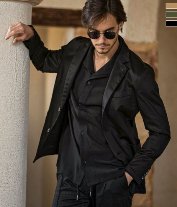 1PIU1UGUALE3 RELAX ブライトストレッチジャケット メンズ テーラード