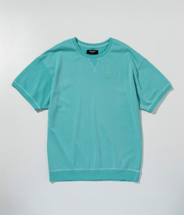 ロゴ刺繍ピグメントスウェットTシャツ メンズ 半袖 1PIU1UGUALE3 RELAX カジュアル スポーツ ルームウェア ウノピゥウノウグァーレトレ リラックス | 1PIU1UGUALE3 RELAX | 04