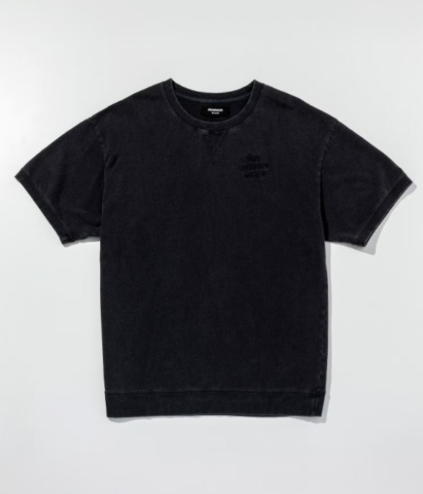 ロゴ刺繍ピグメントスウェットTシャツ メンズ 半袖 1PIU1UGUALE3 RELAX カジュアル スポーツ ルームウェア ウノピゥウノウグァーレトレ リラックス | 1PIU1UGUALE3 RELAX | 02
