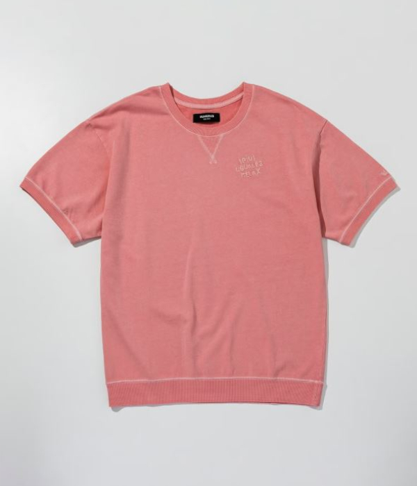 ロゴ刺繍ピグメントスウェットTシャツ メンズ 半袖 1PIU1UGUALE3 RELAX カジュアル スポーツ ルームウェア ウノピゥウノウグァーレトレ リラックス | 1PIU1UGUALE3 RELAX | 03