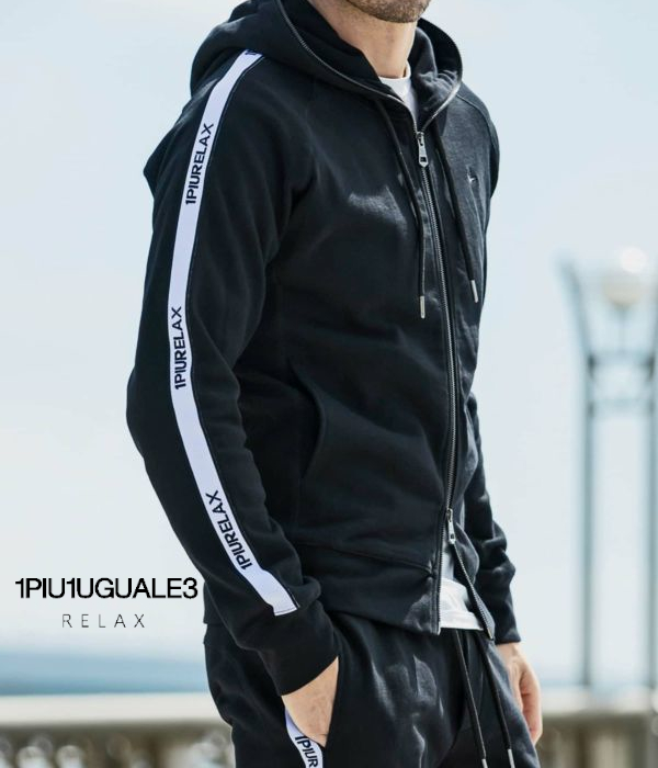 1PIU1UGUALE3 RELAX セットアップ ジャージ サイドラインジップ 1PIU1UGUALE3 RELAX セットアップ ジャージ サイドラインジップ