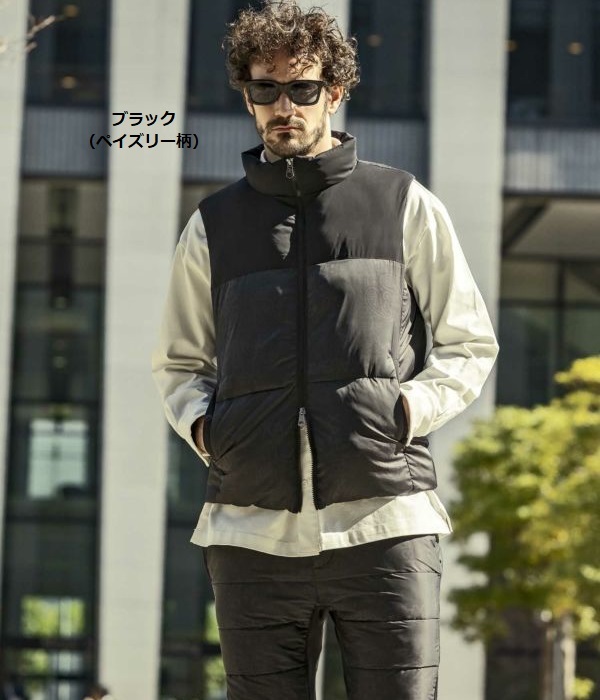 1PIU1UGUALE3 RELAX SALE セール セットアップ 防寒 中綿ベスト&パンツ