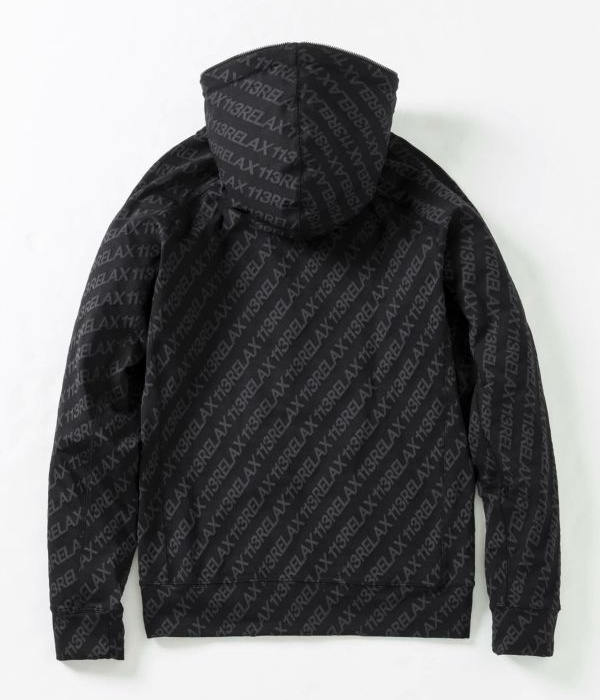 1PIU1UGUALE3 RELAX セットアップ ジャージ 総柄ジャガードパーカー