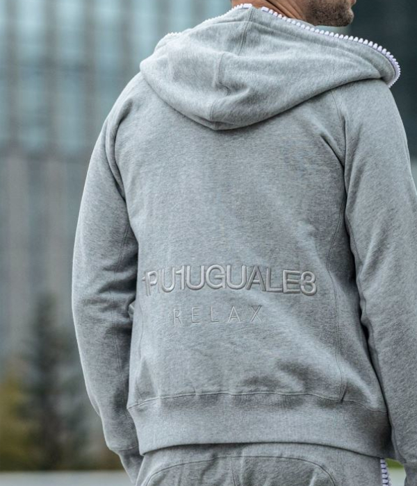 1PIU1UGUALE3 RELAX セットアップ メンズ 刺繍 スウェット 男性 上下