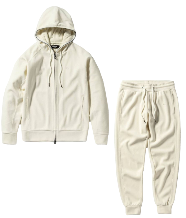 1PIU1UGUALE3 RELAX ブラッシュドパイルセットアップ メンズ ルーム