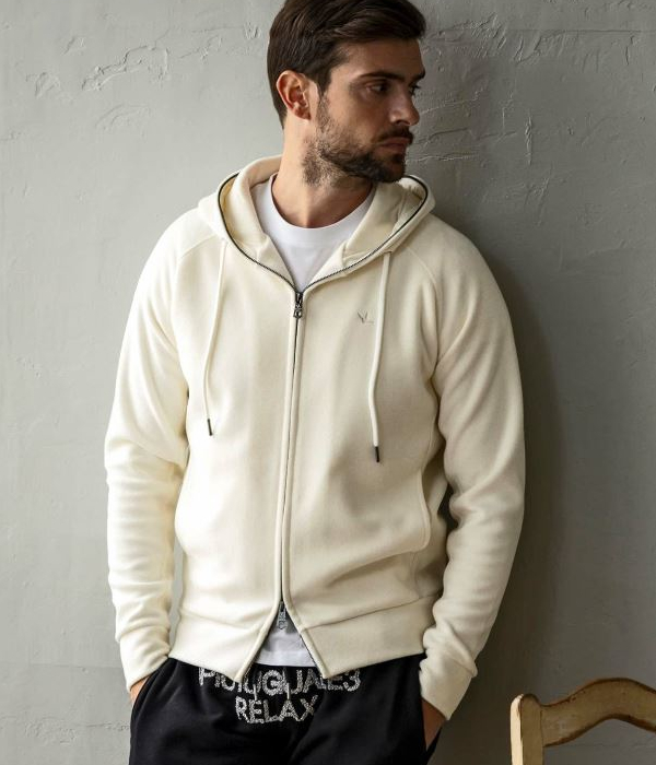 1PIU1UGUALE3 RELAX ブラッシュドパイルセットアップ メンズ ルーム