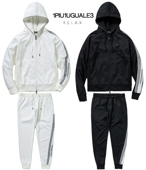 1PIU1UGUALE3 セットアップ　メンズ　ジャージ 1PIU1UGUALE3 RELAX セットアップ 上下セット ジャージ スポーツ