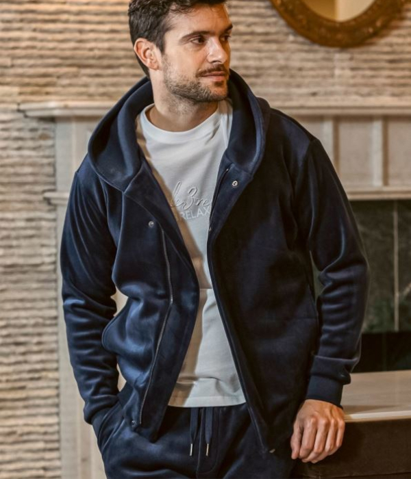 1PIU1UGUALE3 RELAX セットアップ メンズ ベロア 男性 上下セット