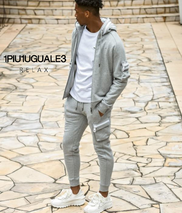 ゴ*ん様 PULHUALE3 RELAX セットアップ！！ 1PIU1UGUALE3 RELAX セットアップ メンズ ビッグファスナーカーゴ